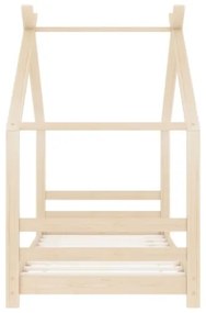 Giroletto per Bambini in Legno Massello di Pino 80x160 cm