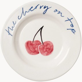 Piatto da dessert dipinto a mano Cherry