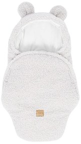 Copertina per neonati avorio in sherpa 45x80 cm – Meowbaby