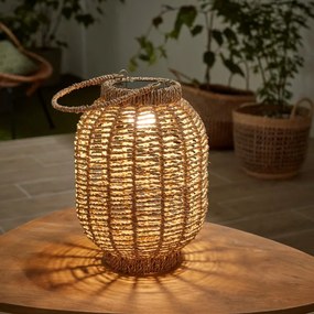Lampada solare decorativa Opalla, in bambù, luce bianco naturaledimmerabile INSPIRE