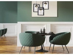 Klausen 111023 - Lampadario a sospensione con filo REY 1xE27/7W/230V nero