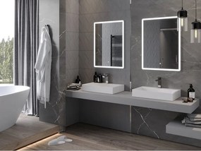Mexen Navia specchio da bagno retroilluminato 60 x 80 cm, LED 6000K, anti-appannamento - 9803-060-080-611-00
