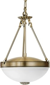 Eglo 82747 - Lampadario a sospensione con catena SAVOY 2xE27/60W/230V bronzo