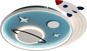Brilagi -LED Plafoniera LED per bambini STARSHIP LED/64W/230V 3000/4500/6000K blu