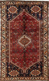 Shiraz Tappeto persiano 160x260 Rosso (Iran) Annodato A Mano