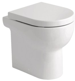 Wc a Terra Azzurra Ceramica "Mini Nuvola" Bianco Lucido