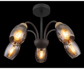 Globo 60297-5D - Lampadario a sospensione con supporto rigido GERLY 5xE14/25W/230V