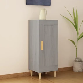 Credenza Grigio Sonoma 34,5x34x90 Cm İn Legno Multistrato /