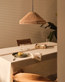 Kave Home - Piatto da dessert Lescala in ceramica blu