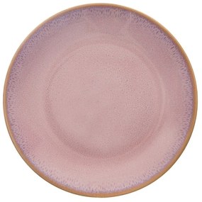 Piatto da dolce rosa in ceramica ø 20,5 cm Glaze – Orion