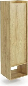 Armadio modulare Mobius 1D in legno naturale - H179 cm