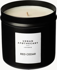 Candela profumata colata a mano Red Cedar (elemi, legno di cedro, cumino)