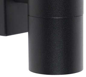 Lampada da parete per esterni smart nera incl. WiFi GU10 IP44 - Solo