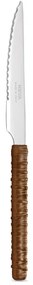 Coltello Bistecca con Decoro Rattan - Neva Posateria