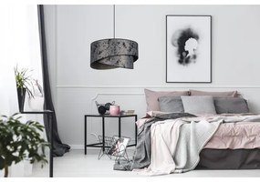 Lampadario su filo  REZO 1xE27/60W/230V grigio