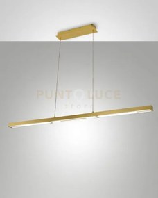 Ling lampada a sospensione ottone satinato a led 3000k - 40w - 4800...