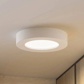 Prios Plafoniera LED Edwina, bianco, 18 cm, CCT, IP44