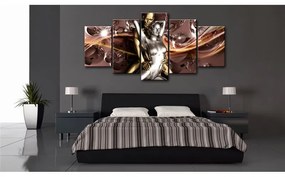 Quadro Romantic Ecstasy  Colore Marrone, Dimensioni e Misure 200x100