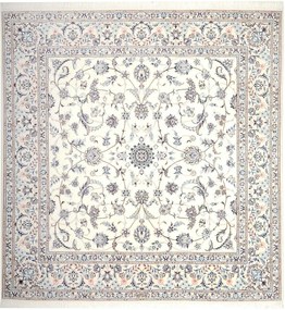 Nain Tappeto persiano 200 x 210 Beige (Iran) Annodato A Mano