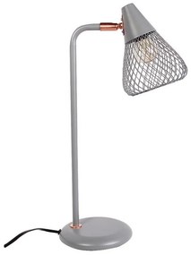Rabalux 3182 - Lampada da tavolo FANNY 1xE14/25W/230V grigio