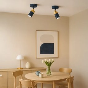 Brilagi - Faretto da parete POKER 1xGU10/25W/230V blu