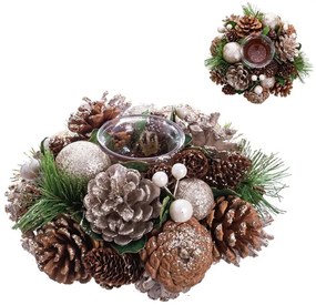 Portacandele in plastica e vetro - Casa Selección