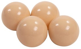 Piscina di palline marrone chiaro in velluto ø 90x30 cm Montessori – Meowbaby