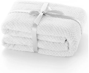 Coperta in microfibra bianca, 170 x 210 cm Henry - DecoKing