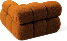 Modulo divano bouclé arancione (angolo destro) Bellis - Micadoni Home