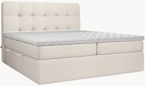 Letto boxspring fatto a mano con contenitore Space, H3