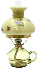 Lampada a petrolio KLÁRA 34 cm verde bosco
