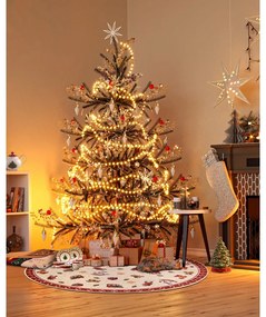 Tappeto rotondo rosso con motivo natalizio ø 150 cm Red Christmas - Villeroy&amp;Boch