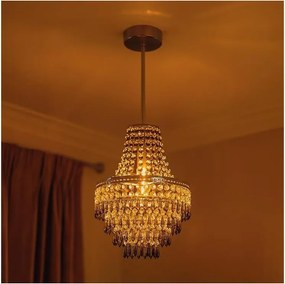 Lampadario su asta GEMMA 1xE27/60W/230V diam. 23 cm