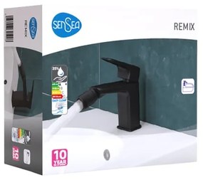 Rubinetto per bidet Remix SENSEA nero spazzolato opaco
