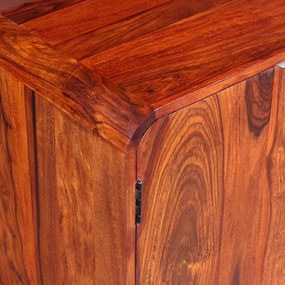 Credenza in Legno Massello di Sheesham 75x35x60 cm