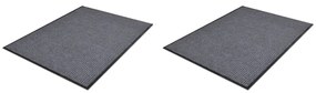 Zerbini İn Pvc 2 Pz Grigio 90x60 Cm /
