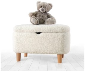 Pouf bianco per bambini Moouv - Artie