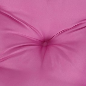 Cuscino per Pallet Rosa 70x70x12 cm in Tessuto