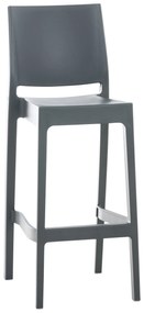 Sgabello Bar Maya - Design Minimalista E Funzionalità Impeccabile / Dunkelgrau