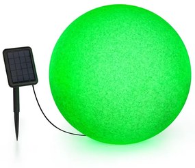 blumfeldt Shinestone Solar 50 Sfera Luminosa Pannello Solare Ø50cm RGB-LED IP68 Batt.