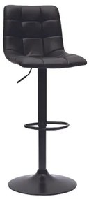 Sgabelli da bar regolabili design nero (set di 2) MAXWELL