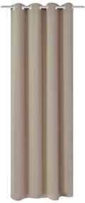Tenda Oscurante Con Occhielli İn Metallo 270x245 Cm Crema /