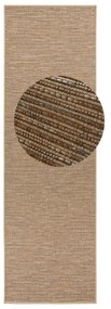 Runner marrone , 80 x 500 cm Nature - BT Carpet