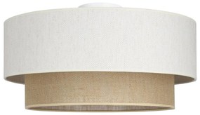 Plafoniera NATIA 1xE27/60W/230V bianco/marrone