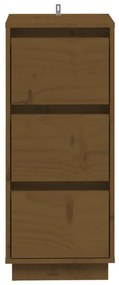 Credenze 2 pz marrone miele 32x34x75 cm legno massello di pino