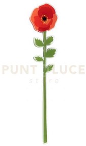 Funny flowers, fiore in plexiglas papavero grande