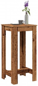 Tavolo Da Bar Legno Antico 51x50x103,5 Cm İn Legno Multistrato /