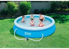 Bestway Fast Set Piscina Gonfiabile Fuori Terra Con Pompa E Filtro 366 X 76 Cm