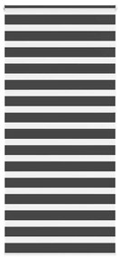 Tenda A Rullo Zebra Nero Larghezza Tessuto 105,9 Cm Poliestere /