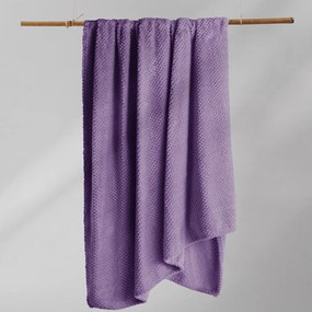 Coperta in microfibra viola, 70 x 150 cm Henry - DecoKing
